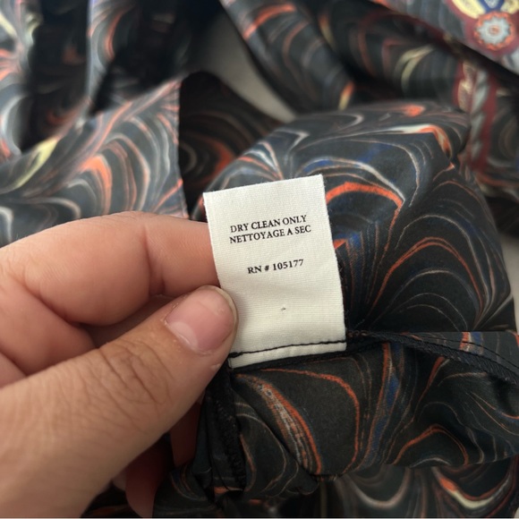 ULLA JOHNSON Lavinia Blouse in Obsidian - Picture 7 of 10